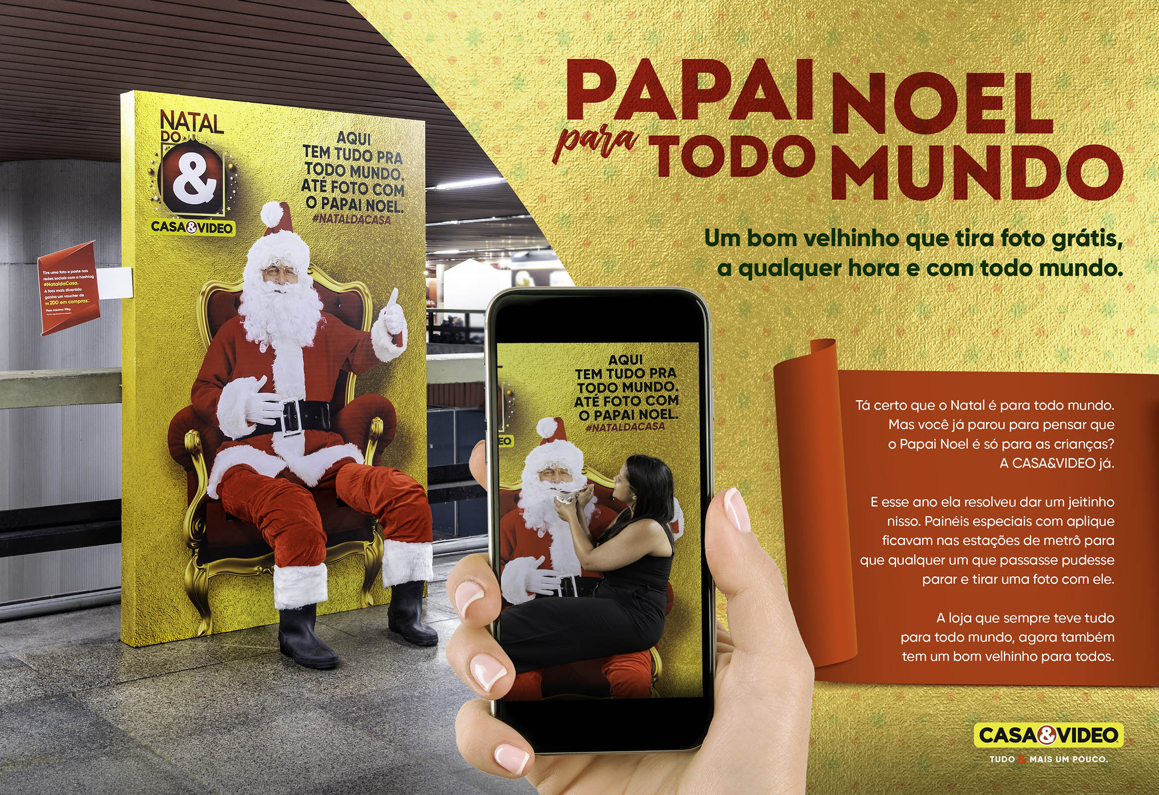 "Papai Noel Para Todo Mundo", da PROPEG para Casa&Video