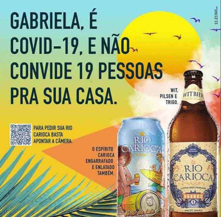 "Gabriela", da ONZEVINTEUM para Cervejaria Rio Carioca