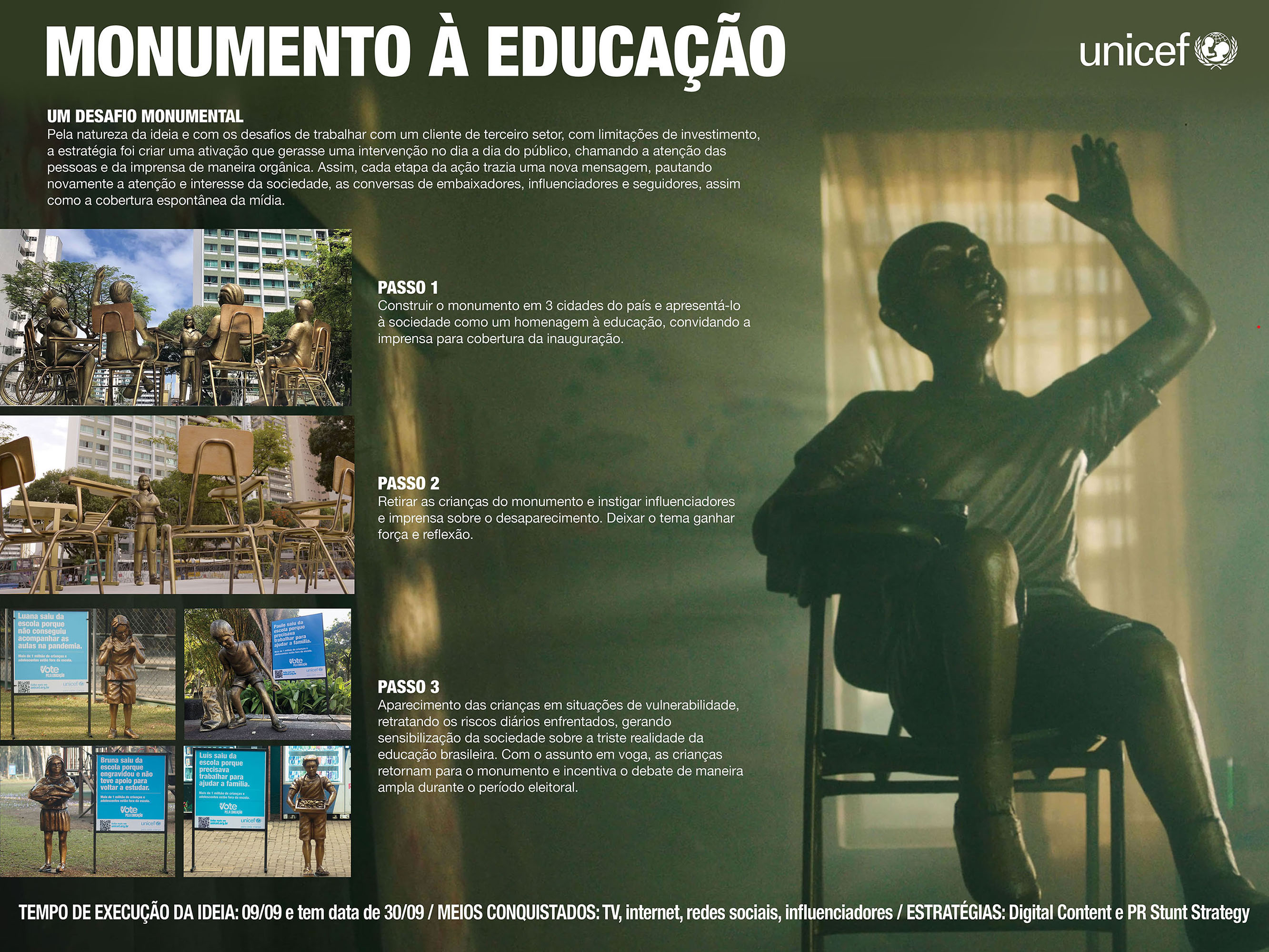 "Monumento À Educação", da ARTPLAN para Unicef